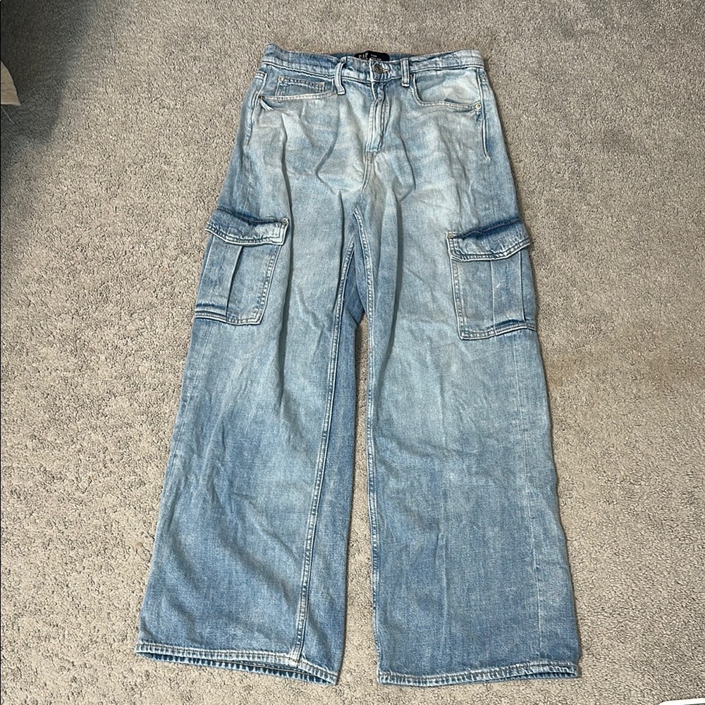 Light Blue Cargo Jeans
